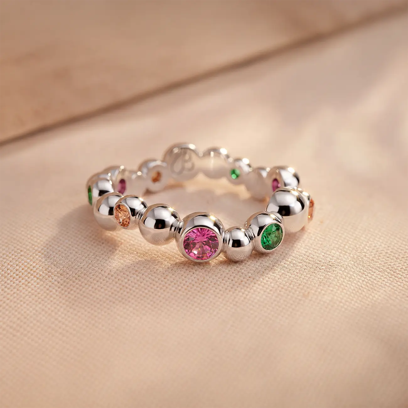 Bagues en Argent 950 massif pour femme, créations artisanales et lumineuses - Joaillerie Bajoia