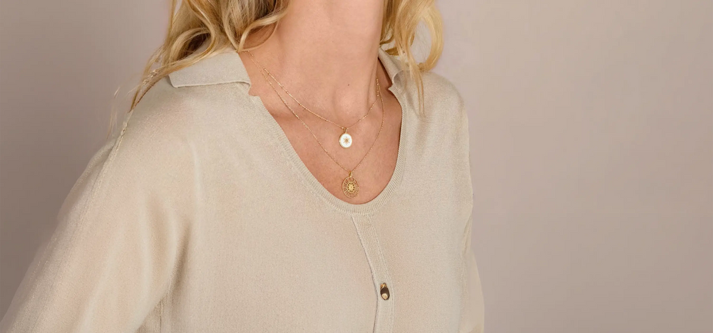 Collection Pendentifs et chaînes, bijoux fantaisie de la Maison Bajoia, boutique de Sèvres