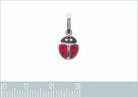 Pendentif coccinelle enfant en argent 925