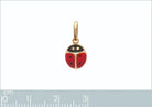 Pendentif coccinelle enfant en plaqué or