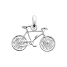 Pendentif vélo de course en argent 925