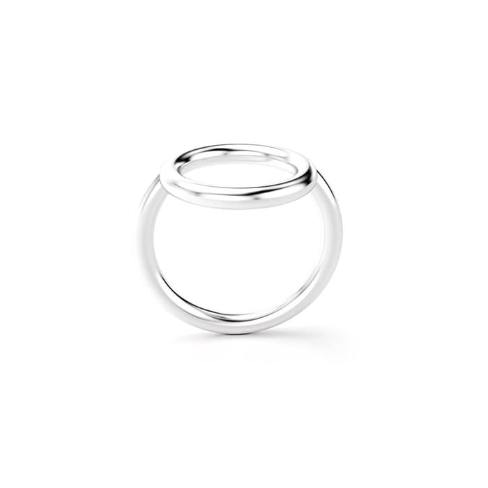 Bague femme en argent Serpoïa