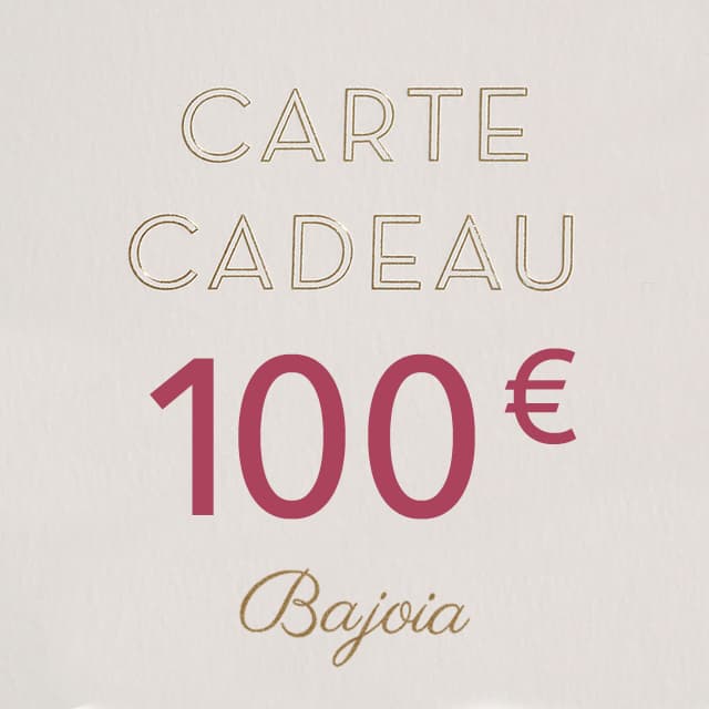 Bajoia carte cadeau bijoux 100€